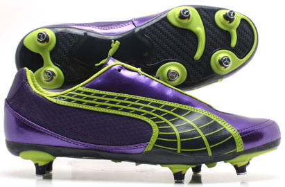 Puma Football Boots  V5-10 SG Football Boots Purple / Ebony