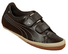 Puma French 77 Velcro Brown Leather Trainers