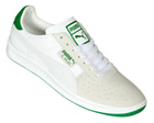 G. Vilas 2 White/Green Leather Trainers
