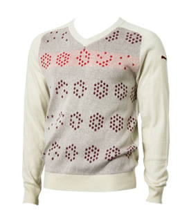 puma Golf Autumn/Winter 09 Knitted Sweater White