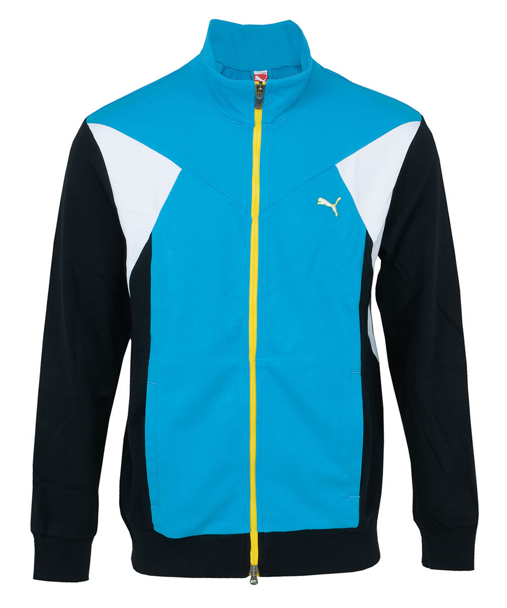 Golf Colourblock Track Jacket Vivid Blue