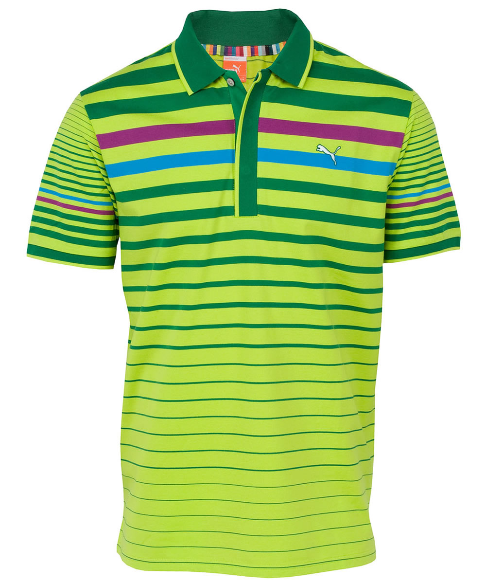 Golf Junior Varigated Stripe Polo Shirt