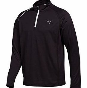 Puma Golf Mens 1/4 Zip Long Sleeve Polo Shirt