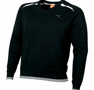 Puma Golf Mens Cotton V-Neck Sweater