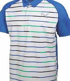 Puma Golf Mens GoTime Print Stripe Polo Shirt 2015