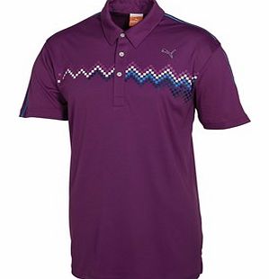 Puma Golf Mens Kinetic Graphic Polo Shirt
