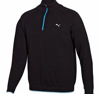 Puma Golf Mens Solid 1/4 Zip Sweater