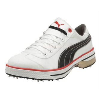 Puma Golf Puma Club 917 Golf Shoes (White/Black/Red)