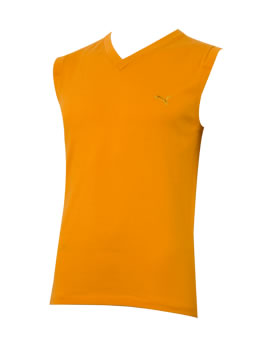 puma Golf SL Plain Knit Flame Orange