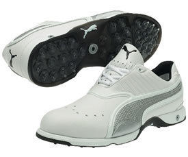 Puma Golf Swing Crown GTX Golf Shoe White/Black/Silver