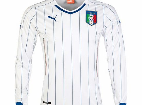 Italy Away Shirt 2014/16 - Long Sleeved 744292-02