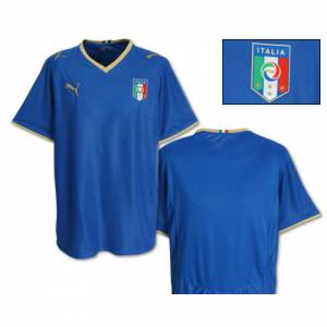 Puma Italy Home Football Shirt-Junior