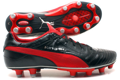 Puma King Finale SL I FG Football Boots Black/Rosso