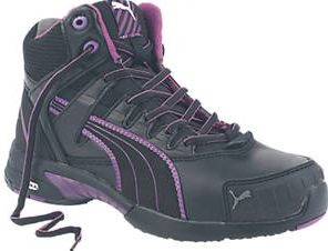 Puma, 1228[^]9593H Ladies Mid Stepper Safety Boots Black Size