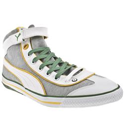 Male 917 Mid Popart Fabric Upper Fashion Trainers in Grey