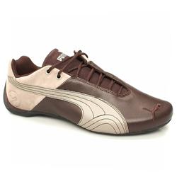Puma Male Future Cat Lo P Too Leather Upper Fashion Trainers in Dark Brown, White and Brown, White and Grey