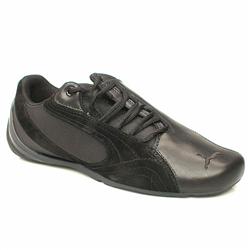 Puma Male Inflection Too Leather Upper Fashion Trainers in Black