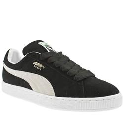 Male Suede Classic Suede Upper Fashion Trainers in Black and White, Grey and Navy, Navy and White