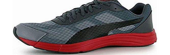 Mens Expedite Trainers Lace Up Running Jogging Gym Sport Shoes Grey/Black UK 9