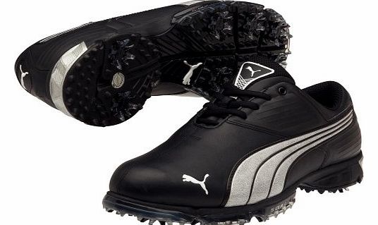 Puma Mens Spark Sport Golf Shoes - Black/White/Yellow - UK 12