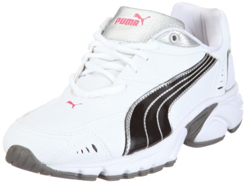 Mens Xenon TR SL Sports Shoes - Fitness 185765 White-Black-Pu 8 UK