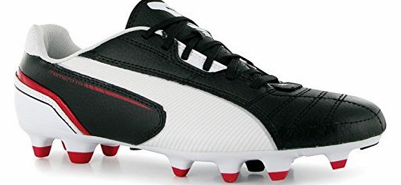 Puma Momentta FG Mens Football Boots (Black/Red, 12 UK)