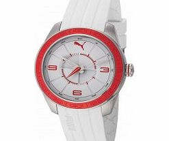 Puma Motorsport Slice White Red Watch