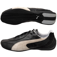 Pace Cat Trainers - Black/Silver.
