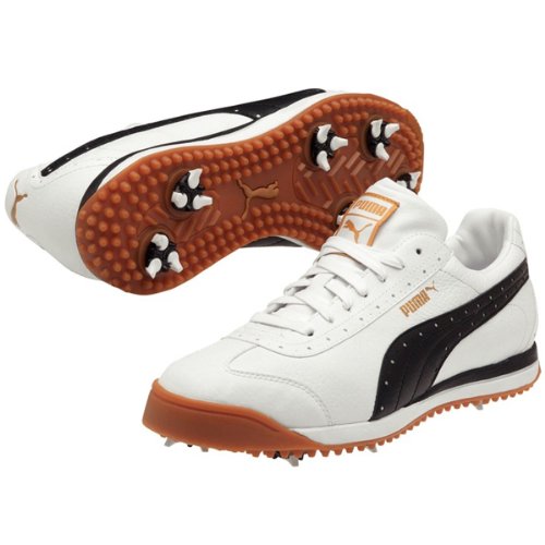 PG Roma Golf Shoes White/Black 11