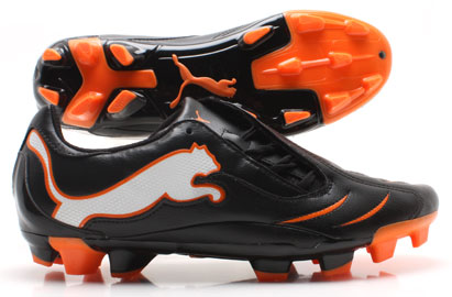 PowerCat 3.10 FG Football Boots Black/Orange