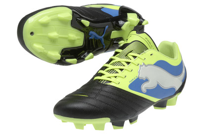 Puma Powercat 3 FG Football Boots Black/Fluo