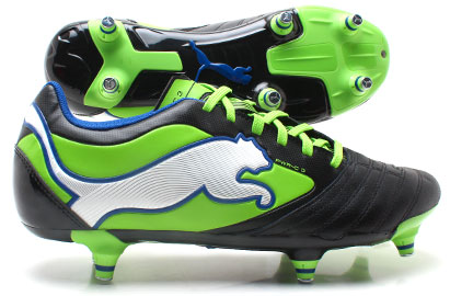 Puma Powercat 3 SG Football Boots Black/Jasmine