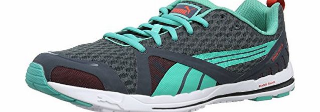  Mens FAAS 300 S (stability) Running Shoes Turbulence/Grenadine/Pool Green 11 UK, 46 EU