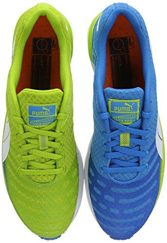 Puma  Mens FAAS 300 V3 Running Shoes Methyl Blue/Lime Green/White 9 UK, 43 EU