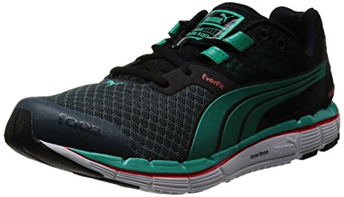 Puma  Mens FAAS 500 V3 Running Shoes Turbulence/Black/Pool Green/Grenadine 10 UK, 44.5 EU