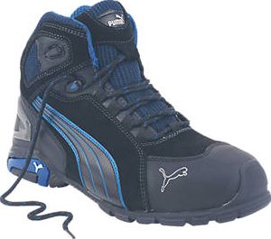 Puma, 1228[^]6510H Rio Mid Safety Trainer Boots Black Size 10