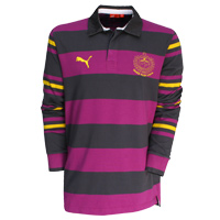 Rugby Polo Shirt - Dahlia/Team Charcoal -
