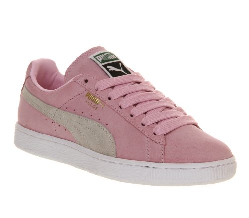 Suede Classic Pastel Pink White - 5 UK