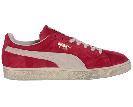 Suede Classic Vintage Red/White Suede