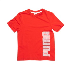 T-Shirts - Puma Dash Logo T-Shirt - Red