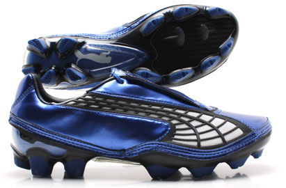 V1-10 FG Football Boots Blue/White