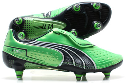 V1.11 SG Football Boots Green/Navy