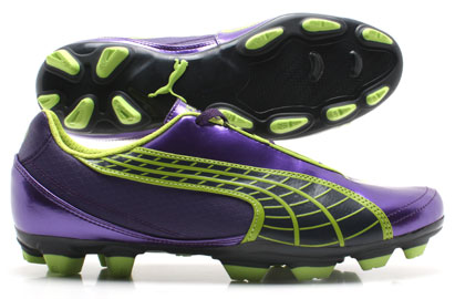 Puma V5-10 FG Football Boots Purple / Ebony