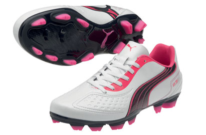 Puma V5.11 FG Football Boots White/Navy/Pink