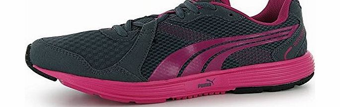 Puma Womens Descendant V2 Ladies Running Shoes Grey/Purple UK 6