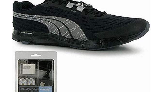 Womens Faas 600 Ref Ladies Sports Running Shoes Trainers Footwear Black/Silver UK 6.5