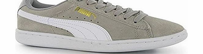 Puma Womens Ladies Vikky Sport Shoes Lace Up Trainers Sneakers Footwear Plimsoll Grey UK 5