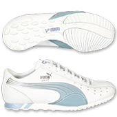 Puma Womens Sprint Fade - White/Blue.