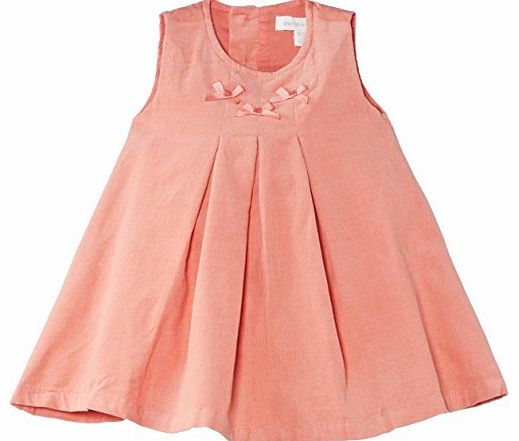Pumpkin Patch Baby Girls Pincord Short Sleeve Dress, Red (Sea Coral), 0-3 Months
