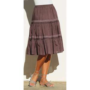 Pure Cotton Voile Skirt - Length 60 to 64cm